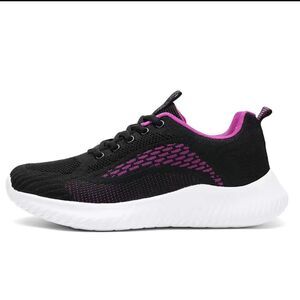 Casual Sneakers, Breathable Mesh Sneakers, Lightweight Soft Sole Running Shoes